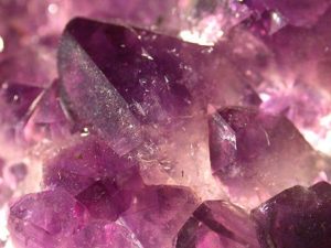  Amethyst crystals